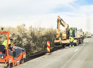 Șantiere active pe DN 59B: intervenții între Livezile, Deta și Cruceni