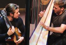 Harpă, chitară și artă vizuală: concertul „Metamorphosis” ajunge la Timișoara