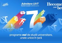 Inovație în educație, la UVT: șase programe noi de licență și un masterat atractiv, pentru generația 2026