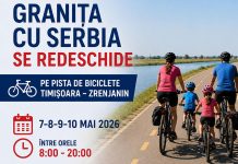 S-a redeschis punctul de frontieră de pe pista de biciclete Timișoara – Zrenjanin