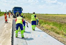 Continuă lucrările pe DN 59A între Timișoara și Săcălaz. Începe frezarea vechiului asfalt (foto)
