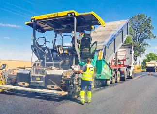 Au început lucrările de asfaltare pe DN 59A între Timișoara și Beregsău Mare