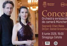 Orchestra Evreiască de Cameră din München concertează la Timișoara, în Sinagoga din Cetate