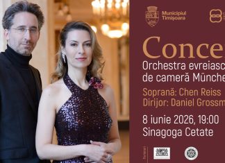 Orchestra Evreiască de Cameră din München concertează la Timișoara, în Sinagoga din Cetate