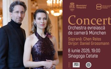Orchestra Evreiască de Cameră din München concertează la Timișoara, în Sinagoga din Cetate