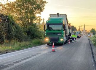 DN 59B prinde contur: lucrările dintre Deta, Livezile și Cruceni avansează rapid