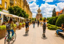 Controverse privind accesul bicicletelor în zona pietonală centrală a Timișoarei