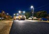 Lucrări și pe timpul nopții pe DN 59A, la Săcălaz. Se asfaltează drumul spre Timișoara