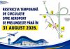 Accesul către Aeroportul Timișoara, afectat de lucrările la calea ferată până la sfârșitul lunii august