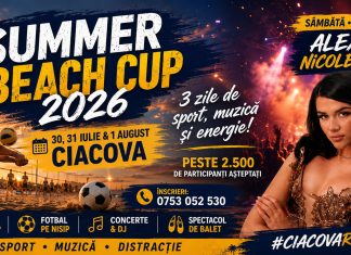 Summer Beach Cup 2026 revine la Ciacova cu sport, concerte și mii de participanți