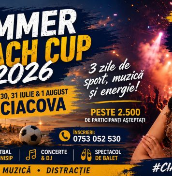 Summer Beach Cup 2026 revine la Ciacova cu sport, concerte și mii de participanți