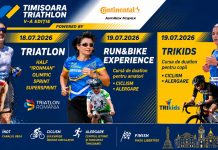 Peste 1.000 de sportivi din 23 de țări participă la Timișoara Triathlon 2026