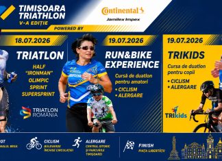 Peste 1.000 de sportivi din 23 de țări participă la Timișoara Triathlon 2026