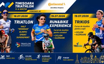 Peste 1.000 de sportivi din 23 de țări participă la Timișoara Triathlon 2026