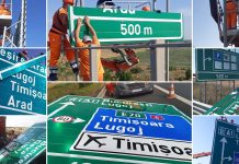 DRDP Timișoara modernizează semnalizarea rutieră de pe autostrada A1