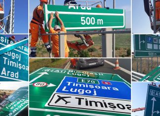 DRDP Timișoara modernizează semnalizarea rutieră de pe autostrada A1