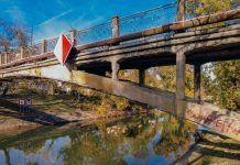 Încep lucrările la Pasarela Îndrăgostiților. Accesul către Parcul Copiilor va fi închis