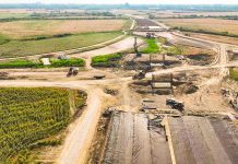 Șantierul Centurii Timișoara Vest a ajuns la 13%. Lucrările avansează pe mai multe fronturi (foto)