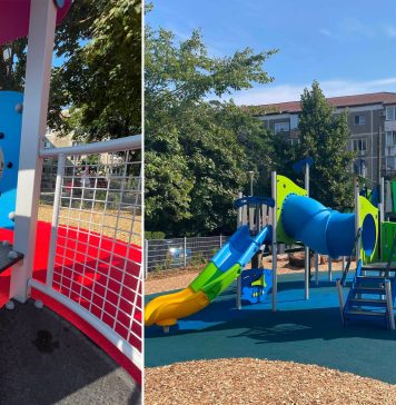 Primul loc de joacă modernizat prin noul program al Primăriei Timișoara, inaugurat pe strada Orșova